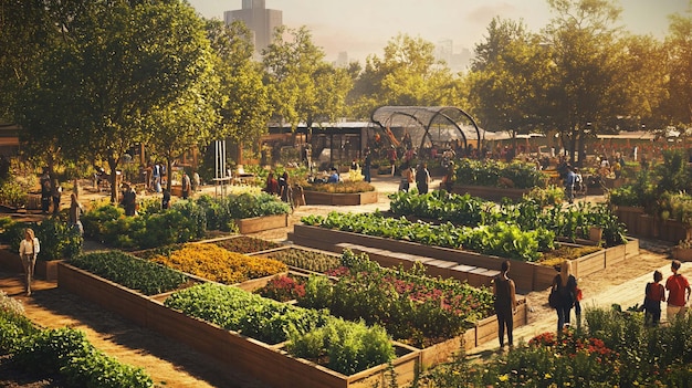 Community Gardens & BBQ Spaces